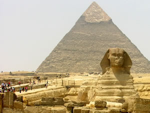 Пирамида Хефрена и Большой сфинкс
