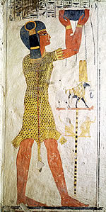 Изображение Инмутефа из могилы Рамзеса IX (XX династия)