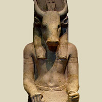 Великие фараоны Древнего Египта считались сыновьями могучего Монту