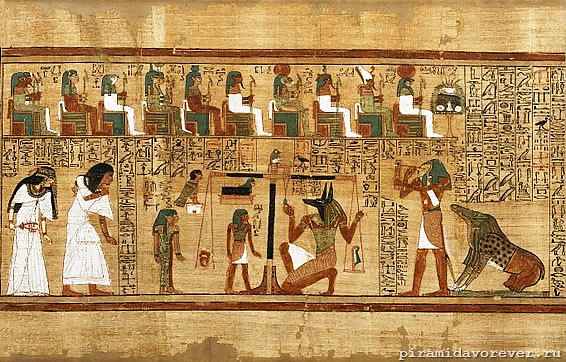 Папирус Ani. XIX династия. Британский музей