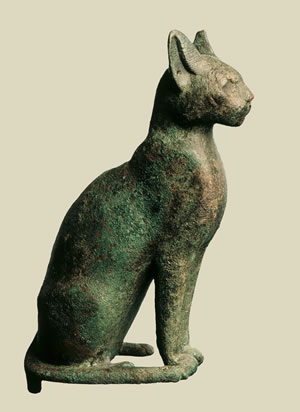 Кошка - одно из самых популярных священных животных у древних египтян