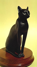 Кошка. Бронза. 26-я династия. Ливерпульский музей