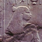 Богиня Иунит. Фрагмент рельефа фараона Ментухотепа III