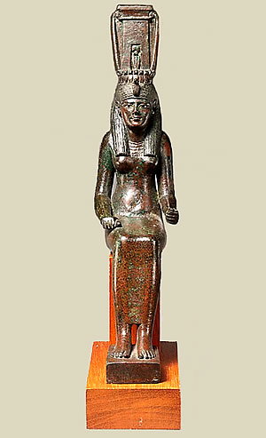 Статуэтка богини Нехеметаи или Небетхетепет из Метрополитен-музея, США