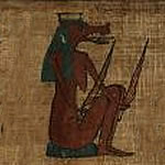 Фрагмент из Книги мертвых. Папирус. Британский музей